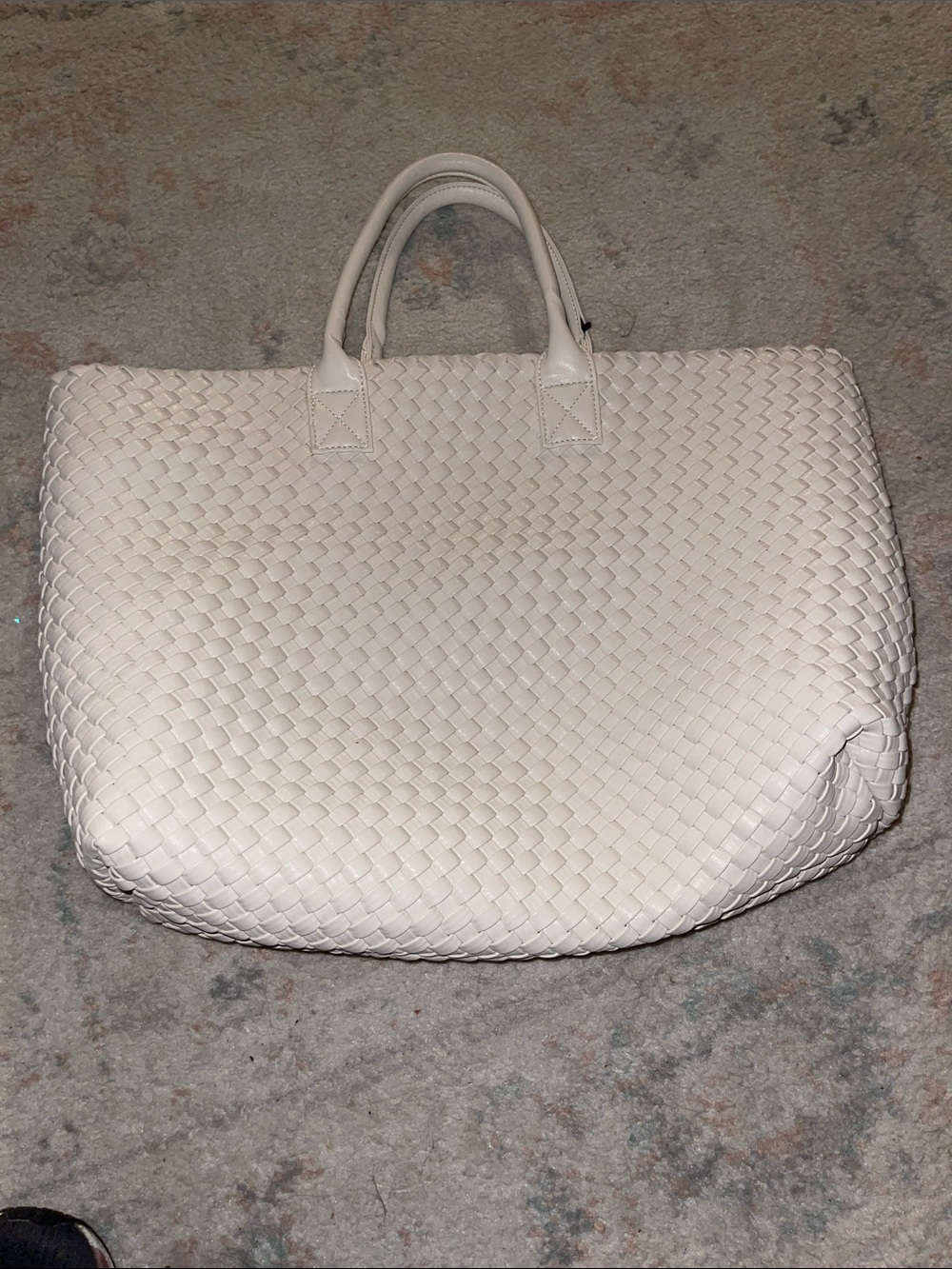 Urban Expressions Cream Woven Tote from the Impeccable Pig - Picture 1 of 4